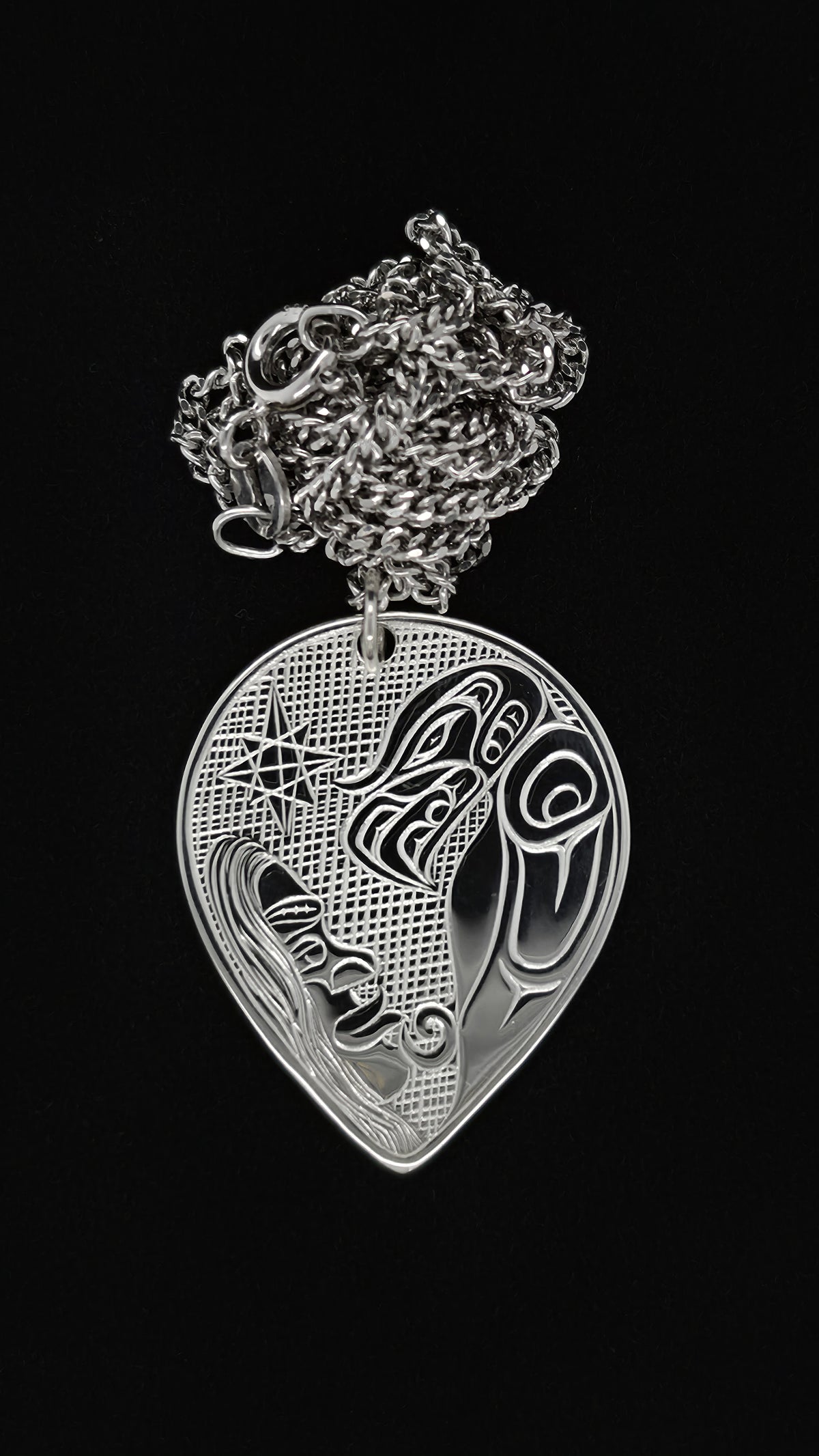 Eagle Music Silver Pendant