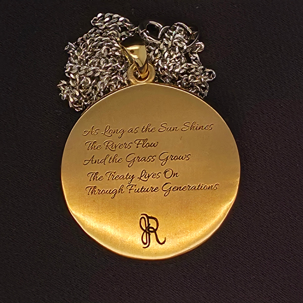 Treaty No. 6 Large – 150th Anniversary Commemorative Treaty Medal Pendant