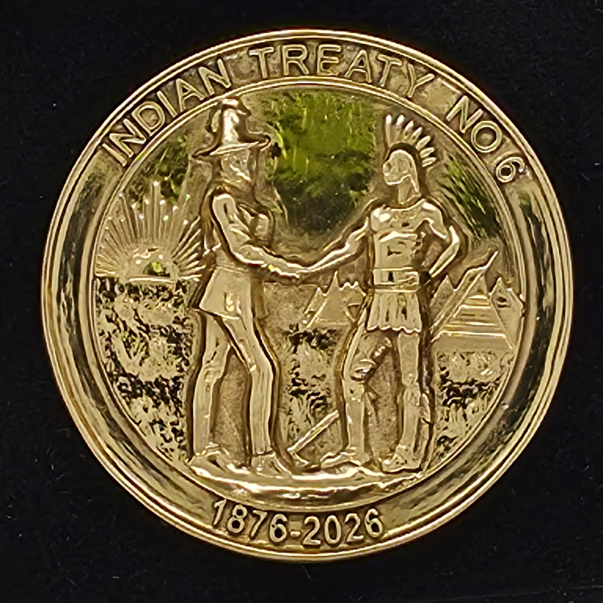 Treaty No. 6 – 150th Anniversary Commemorative Treaty Medal Pin