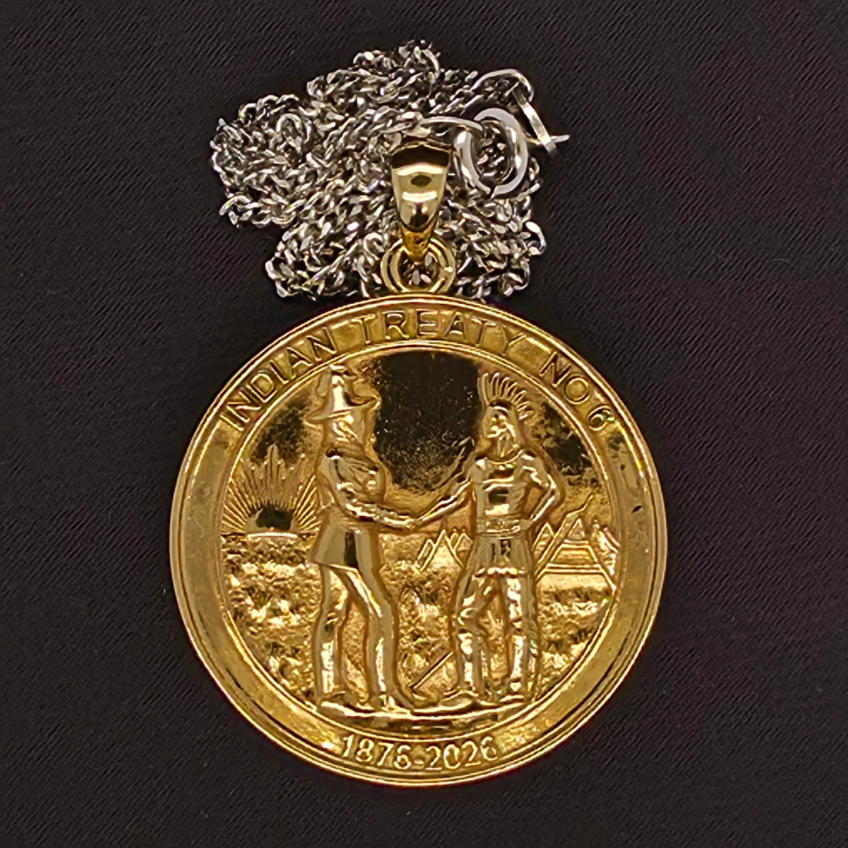 Treaty No. 6 – 150th Anniversary Commemorative Treaty Medal Pendant