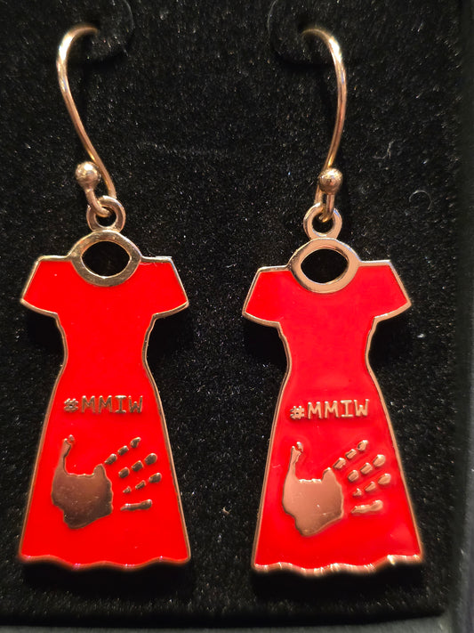 The Voices of the Silenceed ; MMIW Dress Earrings