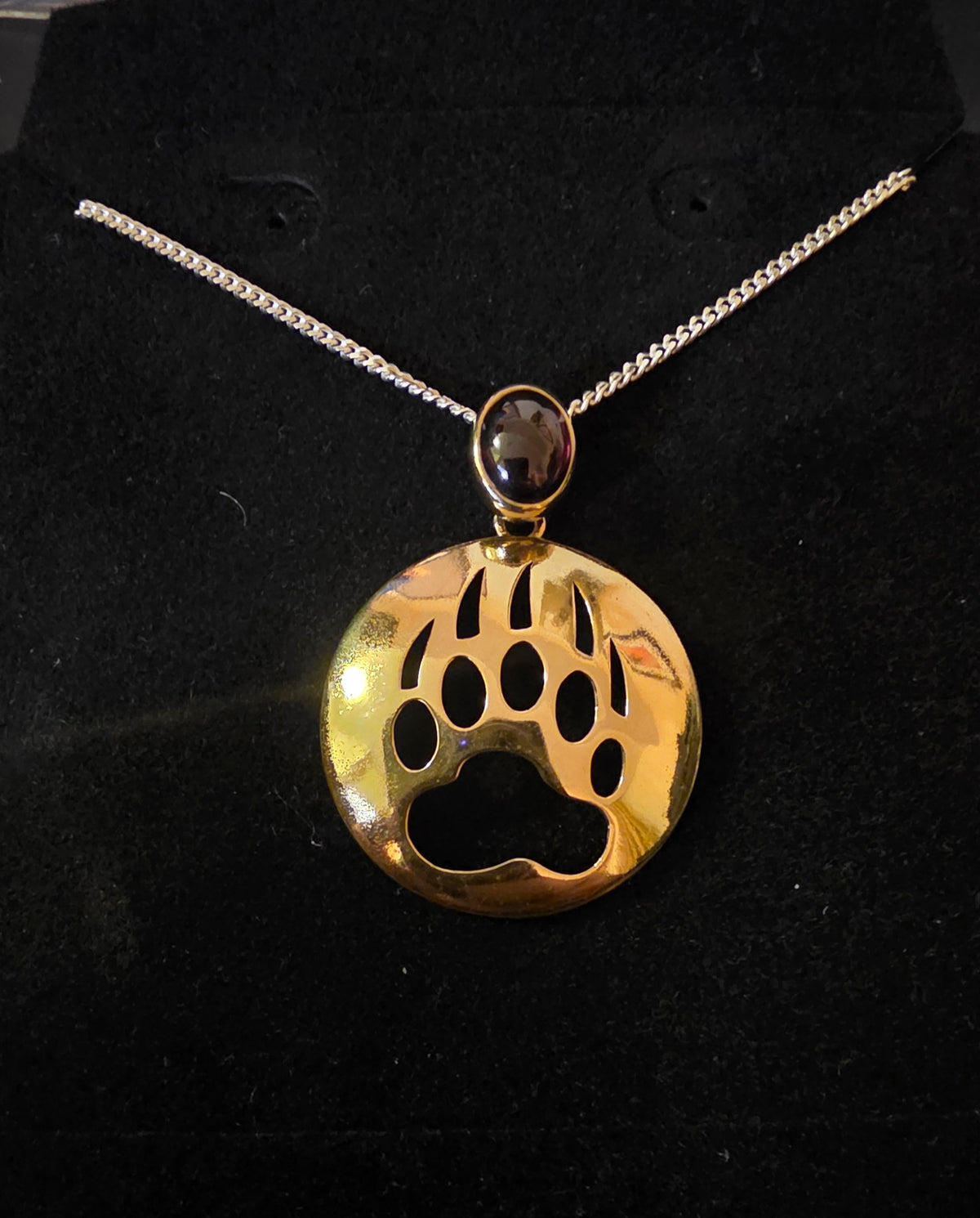 Wolf Spirit Path – Inlay Pendant