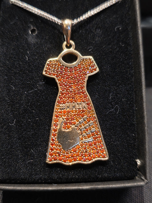 Voices of the Silenced – MMIW Brass Pendant