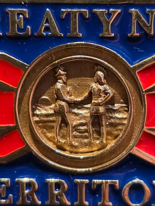 Treaty 6 Medalion Brass