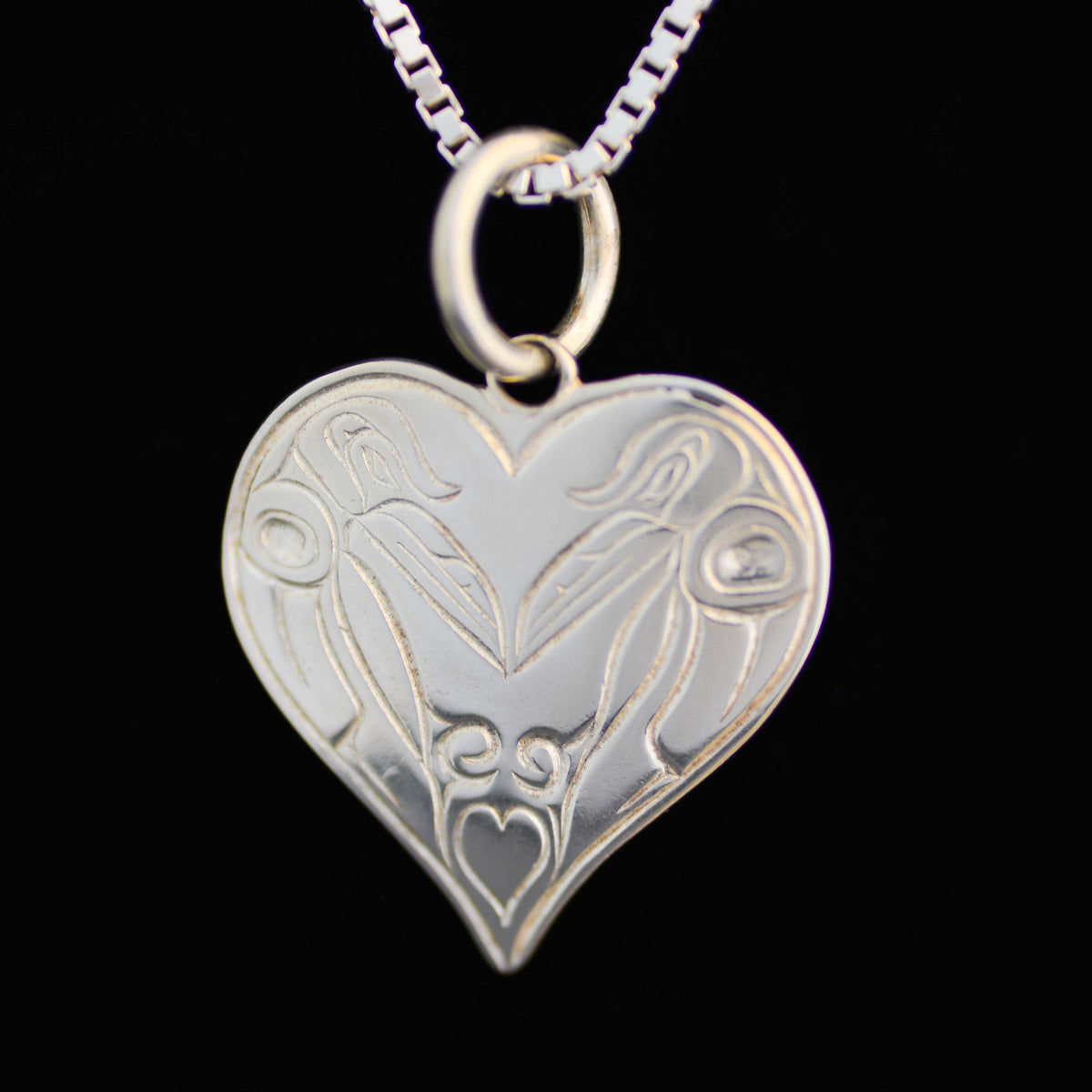 For Life Raven Heart Pendant