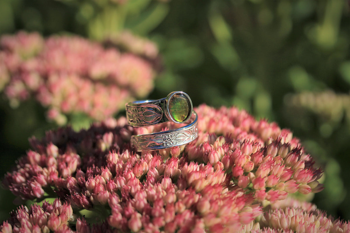 Honor Our Mother Ammolite Ring